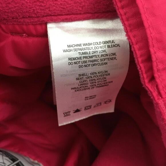 Columbia Youth Artic Trip OutGrown Pink Omni-Heat Snow Ski Pants Size S 8 - Picture 4 of 6